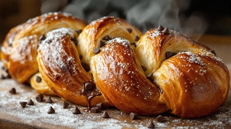 braided chocolate chip brioche recipe