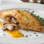 chicken and mushroom pasties recipe